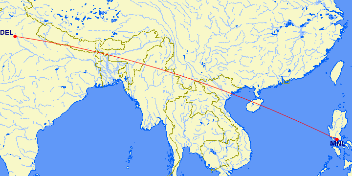 New Delhi to Manila Flights and Traveling Guide